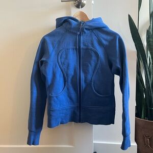 Lululemon royal blue scuba hoodie size 4